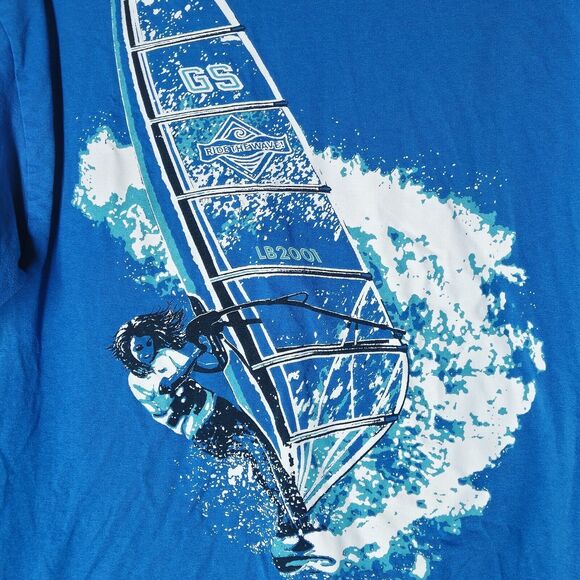 Little Brownie Originals Size XL Double Graphic T-Shirt  "Ride The Wave" 2001 - Picture 6 of 6